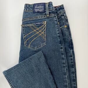 Levi Strauss Signature Low Rise Flare Boot Cuts Jeans Juniors 9